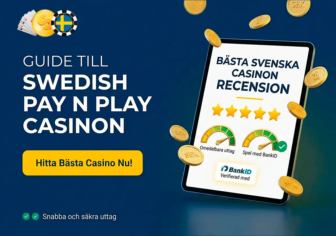 Detaljerade recensioner och betyg av svenska nätcasinon